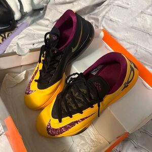 Nike KD 6 VI Peanut Butter Jelly Sneakers Men's Size 12 599424-801
